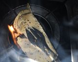 A picture of step 1 of Papad Taco Salad.