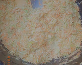 A picture of step 1 of Colselow (cabbage salad).