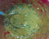 A picture of step 1 of Onion pakoda.