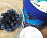 A picture of step 1 of Healthy Smoothies ~ Berry Yogurt Vanilla Smoothie.