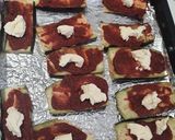 Foto langkah ke 3 dari resep Baked aubergine (Terong panggang tomat keju).