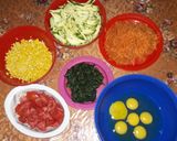 Foto del paso 1 de la receta: Tortilla de verduras a mi manera