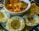Foto del paso 3 de la receta: HUEVOS Rellenos al Pesto...!
