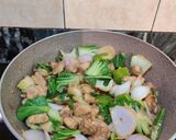 A picture of step 6 of STIR FRY BOK CHOY CHICKEN...