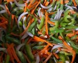 A picture of step 6 of Noodles Manchurian In Veg Chowmein Bowl.