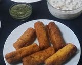 A picture of step 5 of Tandoori crispy cheese roll.