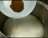 A picture of step 6 of Knafeh na'ameh (traditional palestinian recipe).
