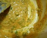 A picture of step 5 of Kothmbir vadi.
