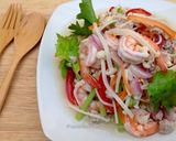 รูปขั้นตอนการทำที่ 4 ของ ยำเห็ดเข็มทอง