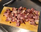Une image de l'étape 13 de Gratin de légumes multicolores au lard, emmental et persil.