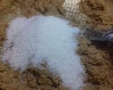 A picture of step 5 of Moong dal halwa.