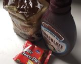 A picture of step 1 of Chocolate sandwich.