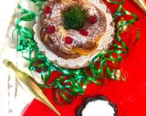 A picture of step 4 of Christmas -Cinnamon wreath Bread.