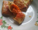 Foto langkah ke 4 dari resep Martabak Mie pedas.