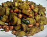A picture of step 6 of Banana Peanut fry.
