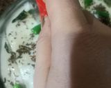 A picture of step 6 of Sandwich Dhokla.