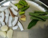 A picture of step 3 of Beans Poriyal.