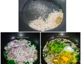 A picture of step 3 of Pithala and Bhakri.