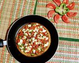 A picture of step 10 of Pan Poha Pizza.
