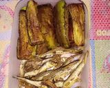 Foto langkah ke 4 dari resep Ikan asin sambal lalap terong.
