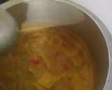 A picture of step 4 of Dal Dhokli.