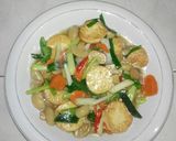Foto langkah ke 1 dari resep Tahu tofu siram sayuran vege.