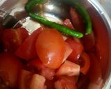 A picture of step 2 of Lehsuni masoor daal.