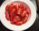 Hình bước làm 2 của món Cá ngừ áp chảo và cơm chiên kimchi