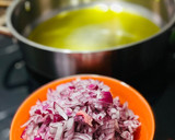 Foto del paso 1 de la receta: Arroz meloso de solomillo y alcachofas