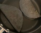 A picture of step 2 of Chilli Chicken Cheese and Egg Wraps.