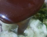 A picture of step 2 of American style Burger.