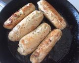 Foto del paso 12 de la receta: Pechuga de pollo rellena con espárragos, verduras gaceadas y salsa de vino con pasas