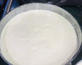A picture of step 2 of Spiderman cake.