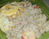 Foto langkah ke 5 dari resep Nasi goreng bakso ikan dan tuna (pakai rice cooker) 🍚🐟.