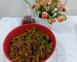 A picture of step 3 of Chatpaty Ladyfingers masala.