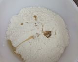 A picture of step 1 of Afgani bolani.
