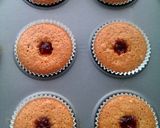 A picture of step 7 of Vickys Jam & Custard Cupcakes, GF DF EF SF NF.