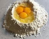 A picture of step 1 of Fresh pasta and meat balls.