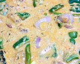 A picture of step 12 of Malai Paneer Capsicum Curry.