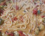 Paradicsomos cukkinis spagetti recept fázis 2 fotója