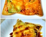 小烤箱料理之ㄧ: 吐司批薩(夏威夷&黑糖香蕉)的食譜步驟5照片