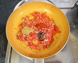 A picture of step 6 of Veggie Bean Burger.