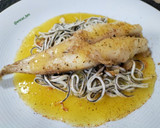 Foto del paso 5 de la receta: Rape con gulas y salsa de naranja