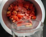 A picture of step 1 of Tomato Soup with sauteed garlic vegetables.