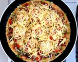 รูปขั้นตอนการทำที่ 4 ของ ไข่ต้มชีสออมเล็ต boiled egg cheese omelette