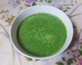 Hình bước làm 1 của món Mì Ý tôm sốt cải bó xôi