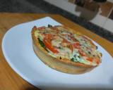 Foto del paso 4 de la receta: Quiche vegetal(opcional con pavo) light