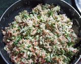 A picture of step 2 of Veg Manchurian and Fried Rice.