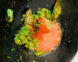 A picture of step 1 of Methi Aloo Chole (Chickpeas with Fenugreek & Potato).