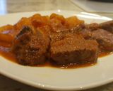 Foto del paso 9 de la receta: Carrilleras de ternera guisadas con vino tinto